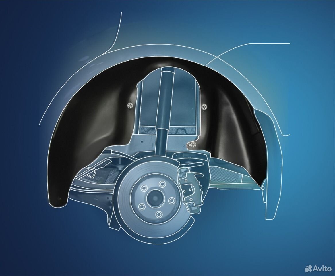 Подкрылки на geely Emgrand EC7 (2009-2015)