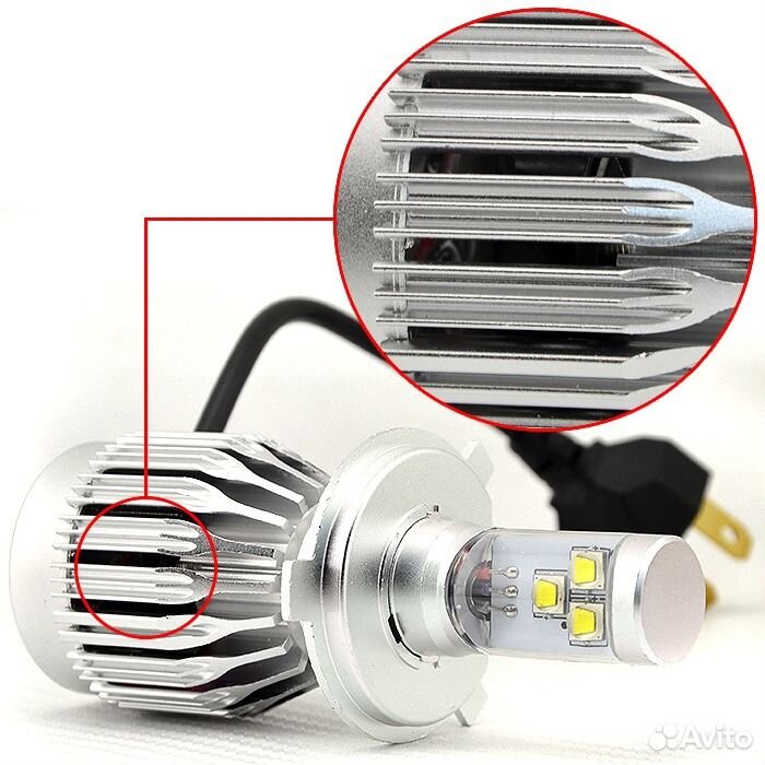 Светодиодные лампы H4 LED