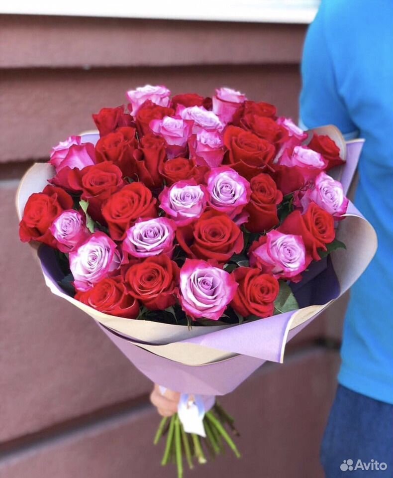 Розы, Цветы оптом, доставка цветов Тольятти, Букет купить на Зозу.ру - фотография № 4