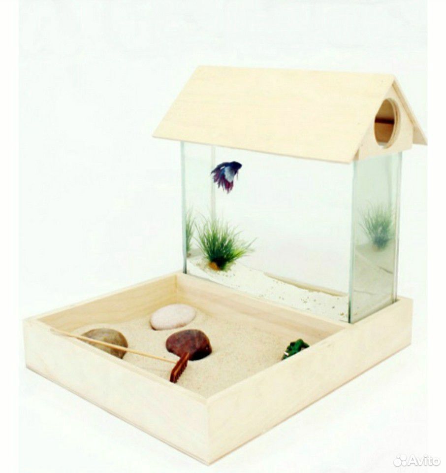 Продам аквариум для рыбки. Японский садик камней купить на Зозу.ру - фотография № 2