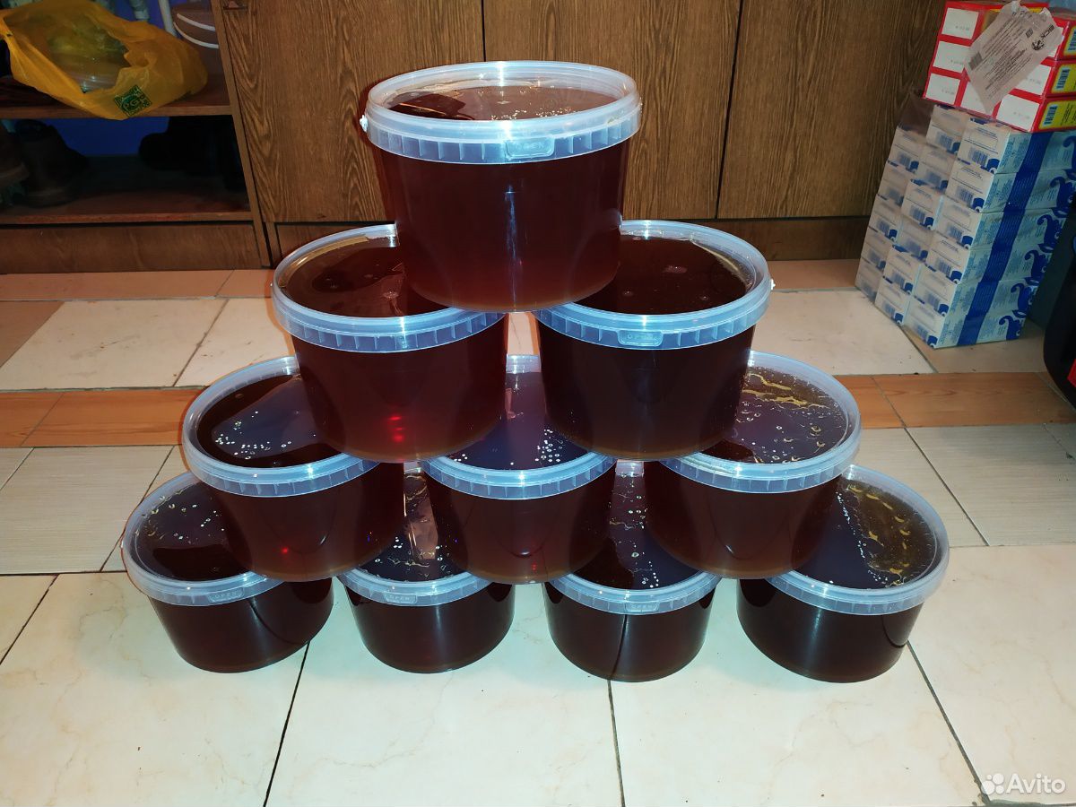 Мед гречишный 3.25 литра (4.875 кг) купить на Зозу.ру - фотография № 1