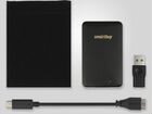 Портативный SSD Smartbuy S3 Drive 128GB Black объявление продам