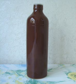 Бутылка керамика Рижский бальзам, СССР