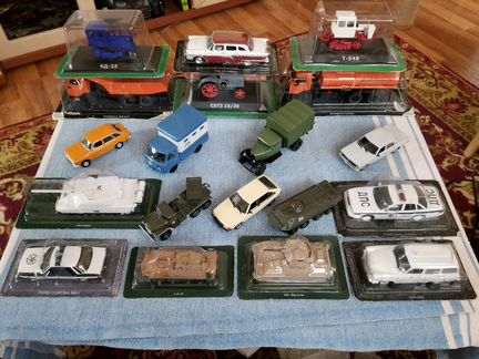 Коллекция масштабных моделей 1:43, танки 1:72