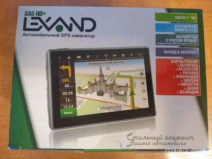 GPS Навигатор lexand SA5 HD+