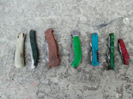 Перчинные ножи времён СССР