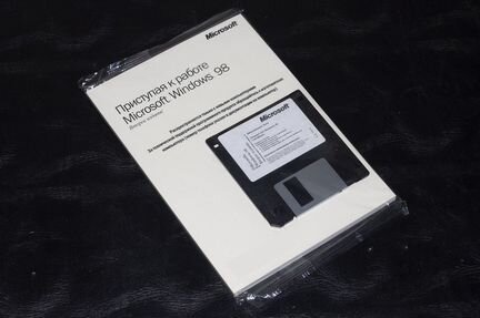 Лецензионная Windows '98 в запечатонной упаковке