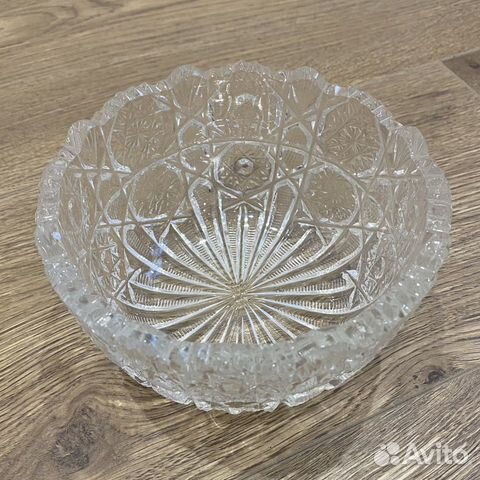 Салатник хрустальный, новый, СССР