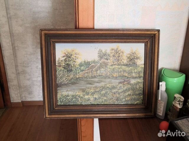 Картина маслом, береста