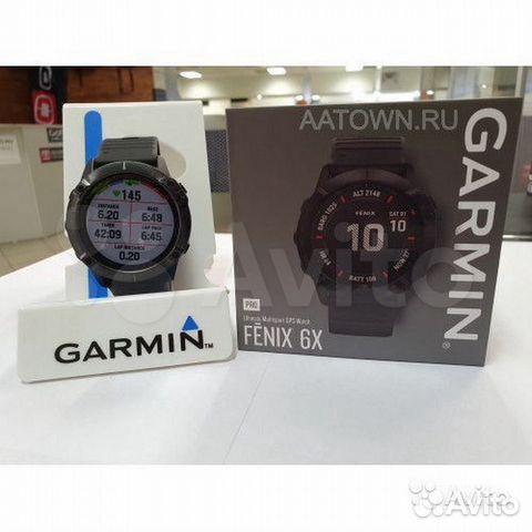 garmin fenix 6x pro black with black band