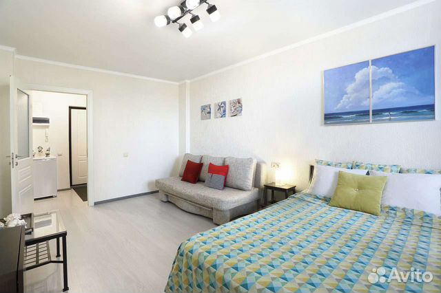 

1-к. квартира, 45 м², 3 кровати