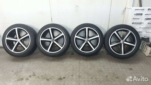 245/45r18 dunlop + диски audi r18 5*112