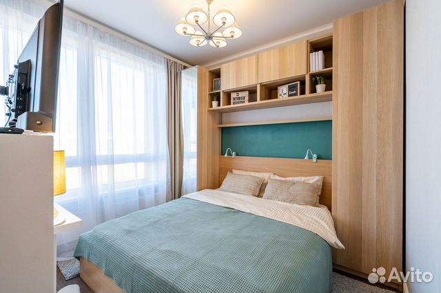 

1-к. квартира, 28,7 м², 2 кровати