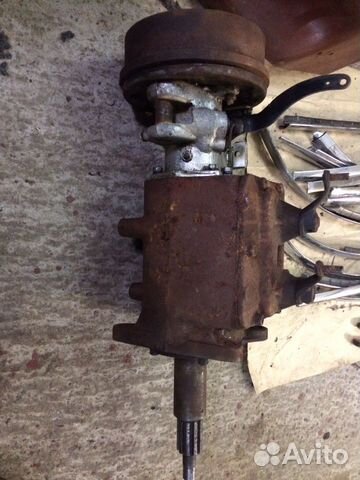 Газ 21 новая кпп в сборе с ручным тормозом