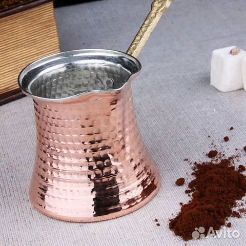 Турка для кофе медная