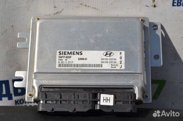 Эбу двигателя Hyundai Elantra