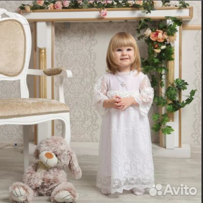 Одежда для крещения, неспадающие платки