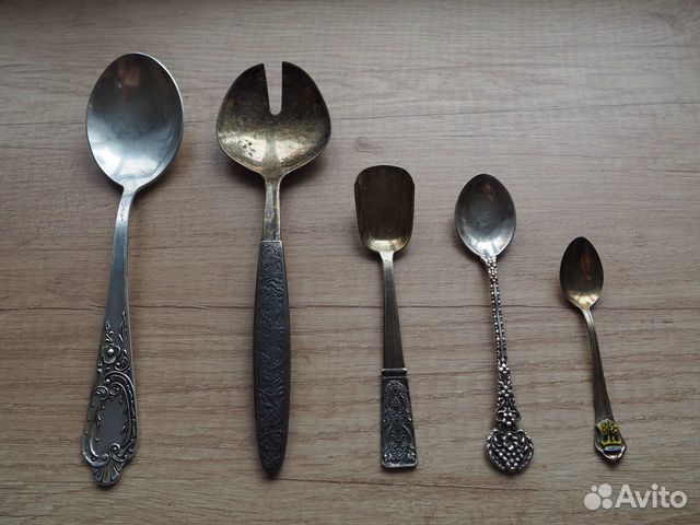 Ложки Серебро СССР Германия