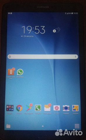 Планшет samsung tab E