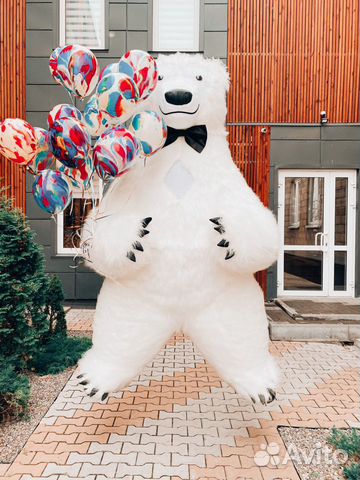 Ростовой Белый медведь аниматор на Ваш праздник