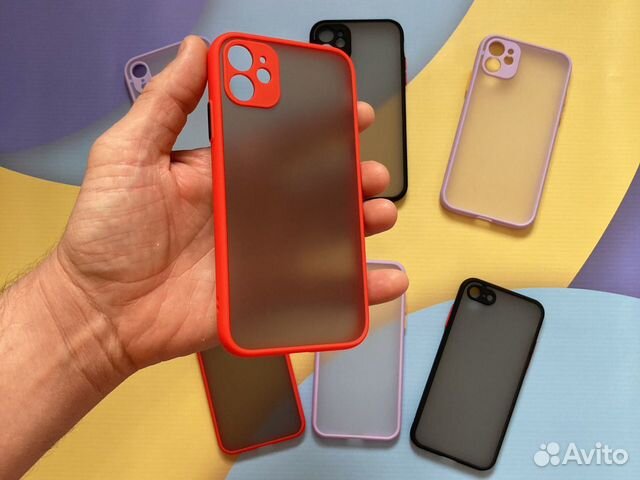 Чехол на iPhone 7 / XR / 11 цветной