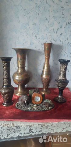 Вазы бронза индиские