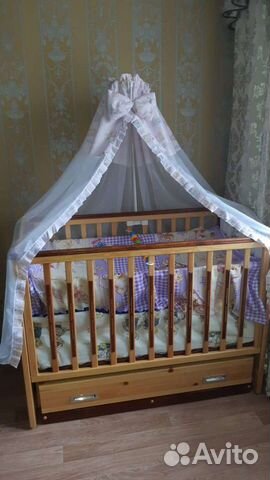 Балдахин в кроватку с держателем