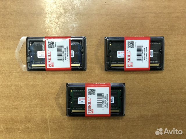 Оперативная память DDR3L 8Gb для ноутбука, новая