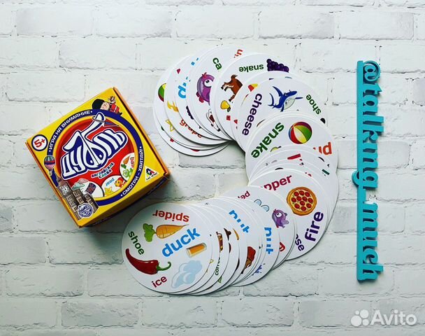 Игра Доббль Английские слова