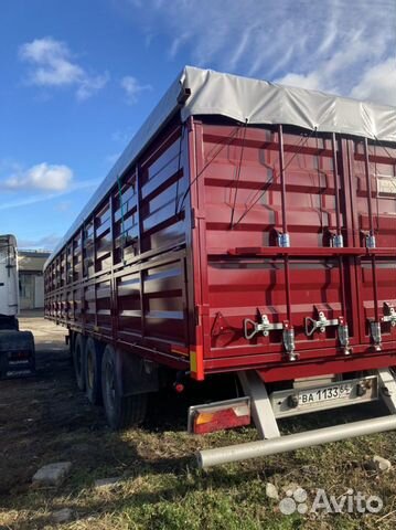 Полуприцеп бортовой Krone SD 27, 2002