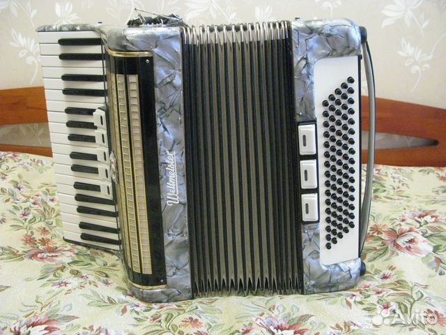 Аккордеон Weltmeister 3/4 34/80 111 гдр