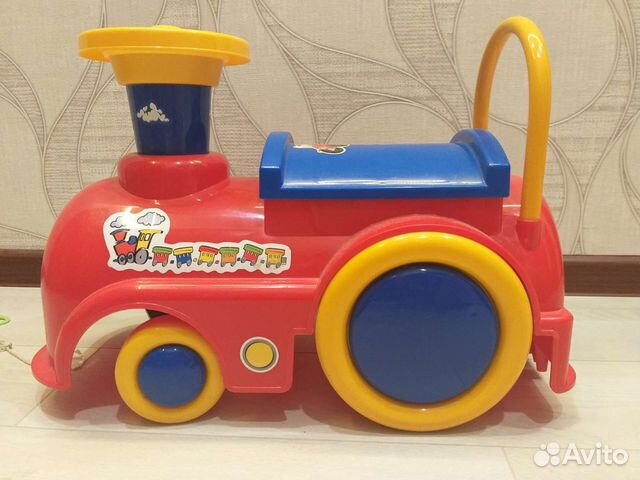 Паровоз каталка беговел