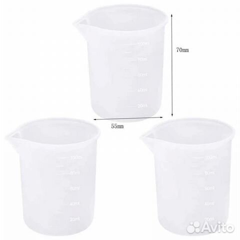 Стакан силиконовый мерный
