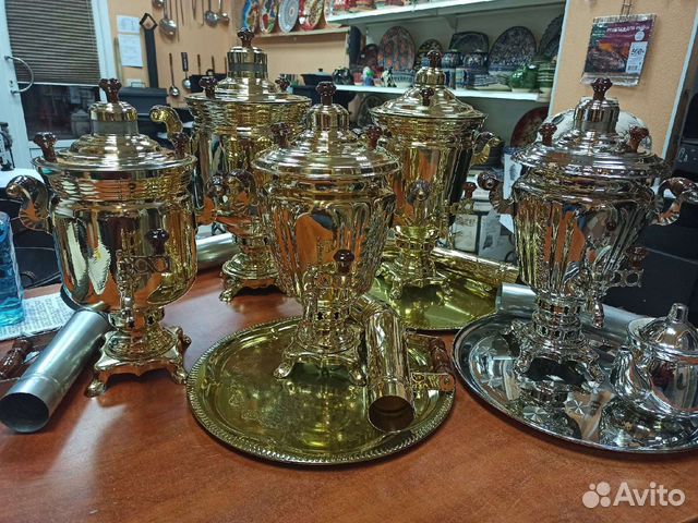 Самовар угольный дровяной Тульский новый