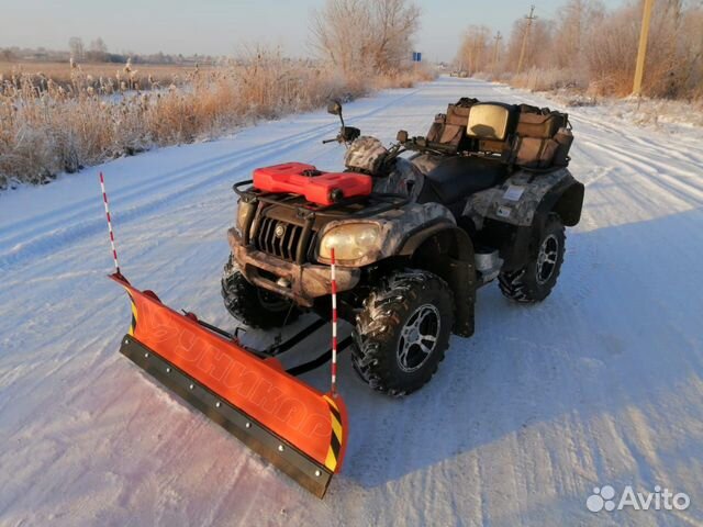 Снегоуборочный отвал для квадроцикла