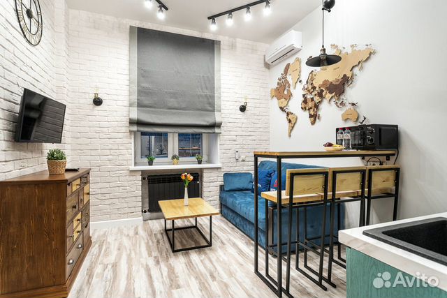 

Квартира-студия, 23 м², 2 кровати