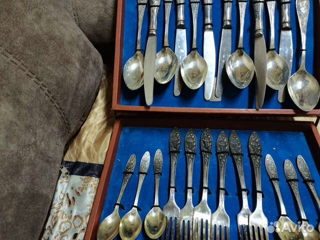 Набор посеребренный 6 персон