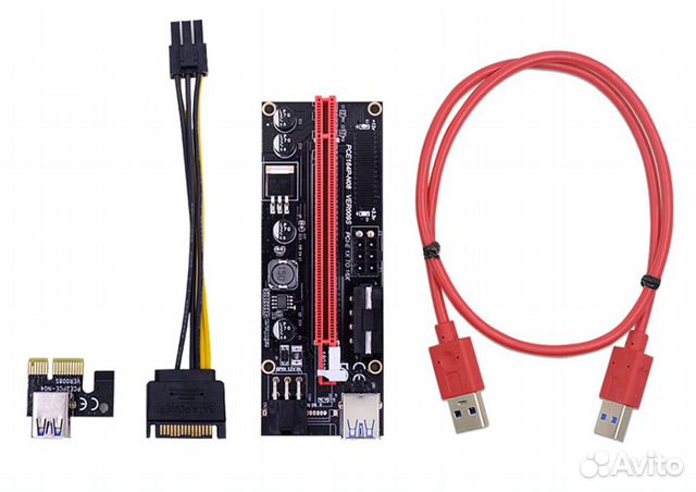 Райзер PCI-E VER 006S и 009S Новые