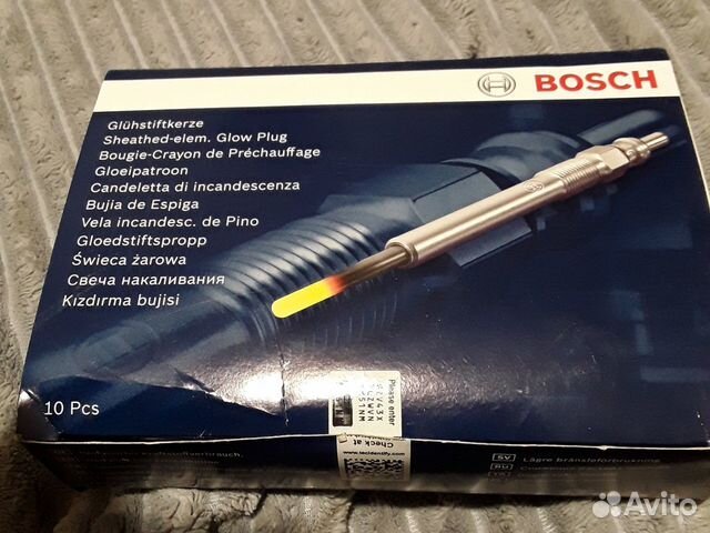 Свечи накала на дизельный двигатель, 4 шт