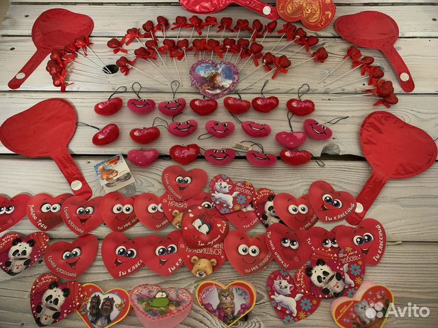 Валентинки 97 штук