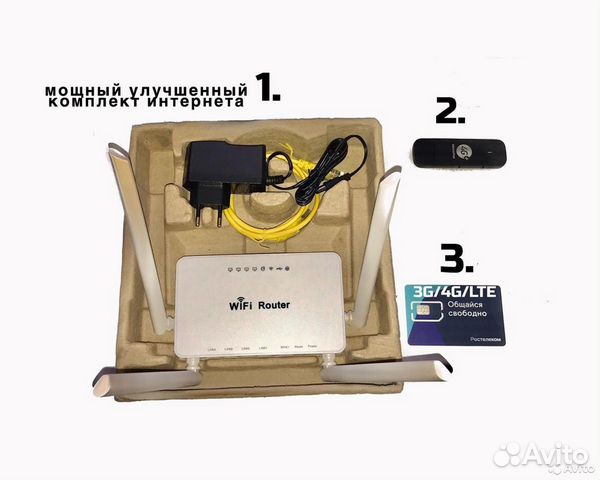 Комплект интернет 4G дом дача в деревню