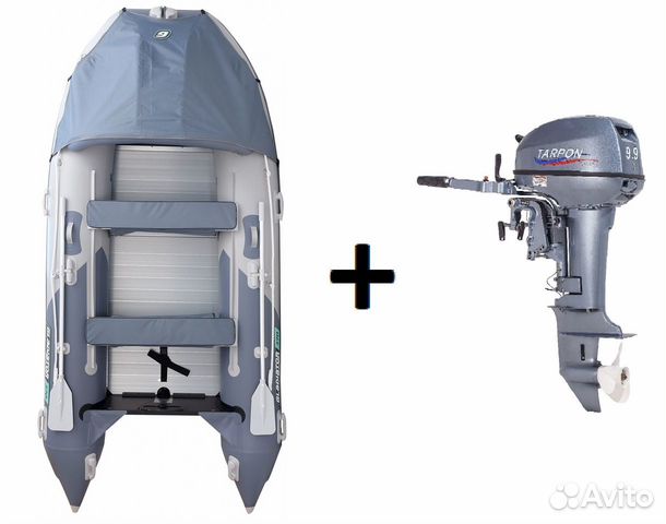 Мотор Tarpon 9.9 + Лодка Gladiator C 370 AL
