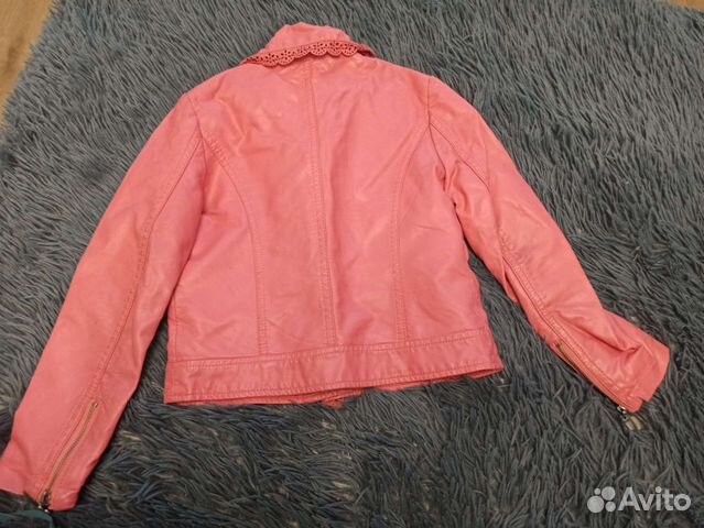 Кожаная куртка для девочки в Москве, цена 1 500 руб. | Объявления о ...