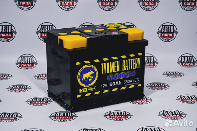 Автомобильный аккумулятор Tyumen Standart 60Ah