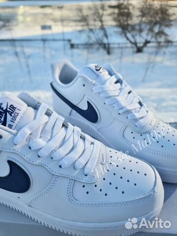 Кроссовки Nike Air Force 1 White/Blue