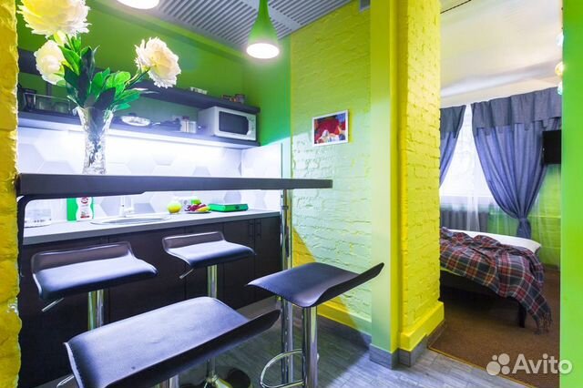 

Квартира-студия, 20 м², 2 кровати
