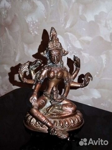 Статуэтка бронза Индия Будда старинная