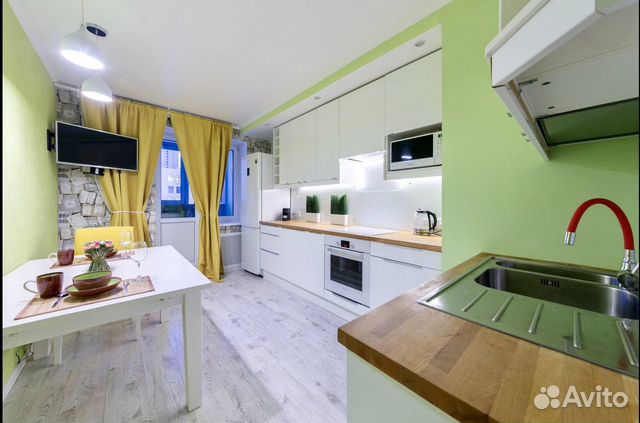 

1-к. квартира, 45 м², 2 кровати