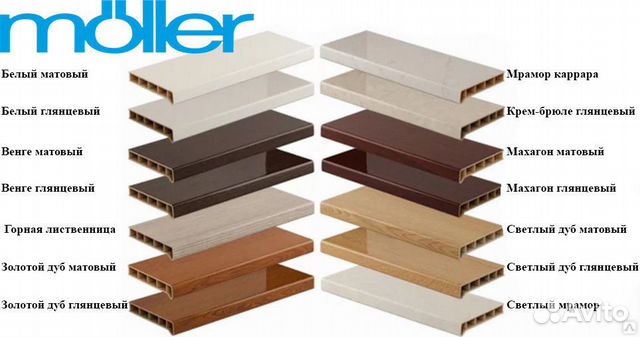 Подоконники мoller