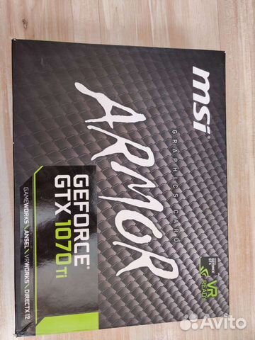 Видеокарта GTX 1070ti 8gb